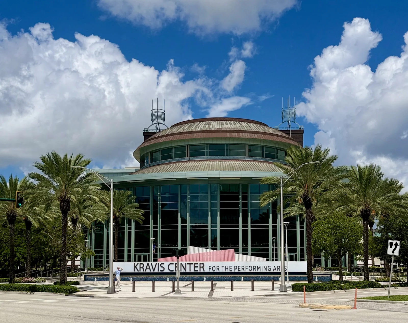 The Kravis Center for the Performing Arts on Okeechobee Boulevard in West Palm Beach.