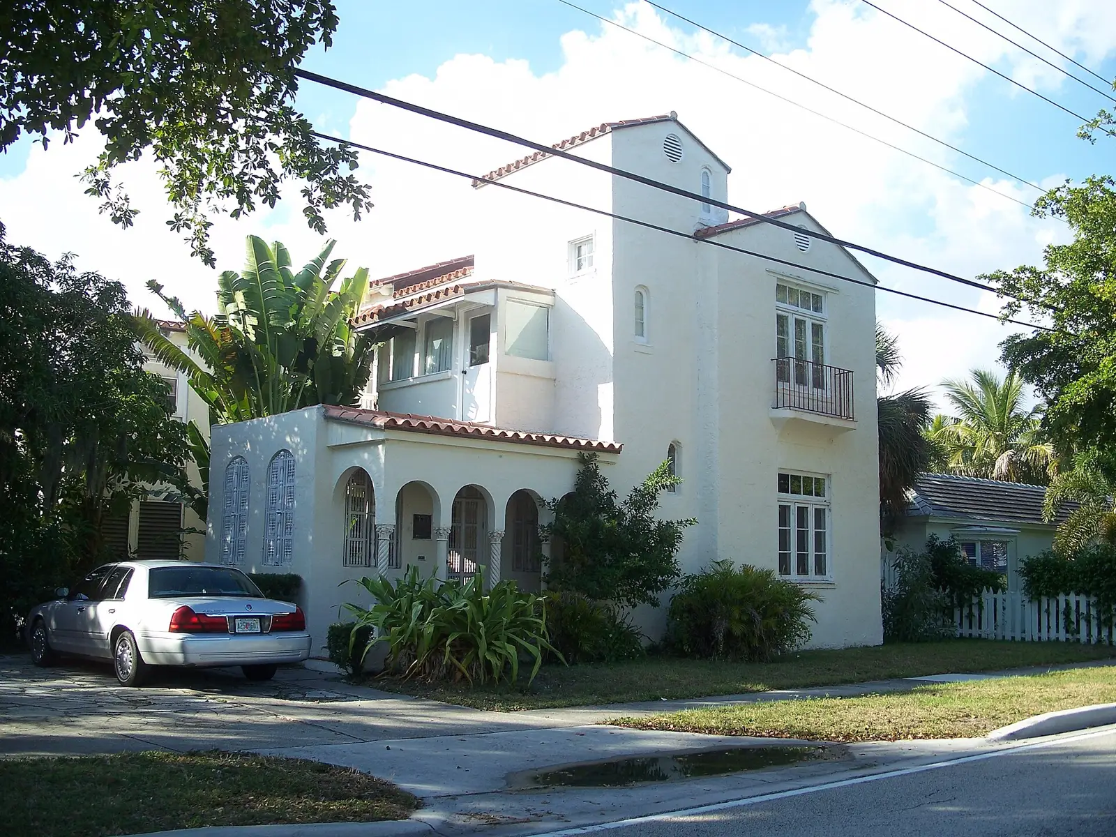 A Mediterranean Revival home in the El Cid Historic District of West Palm Beach.